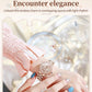 Waterproof Diamond Women Quartz Watch - Rose Gold Roman