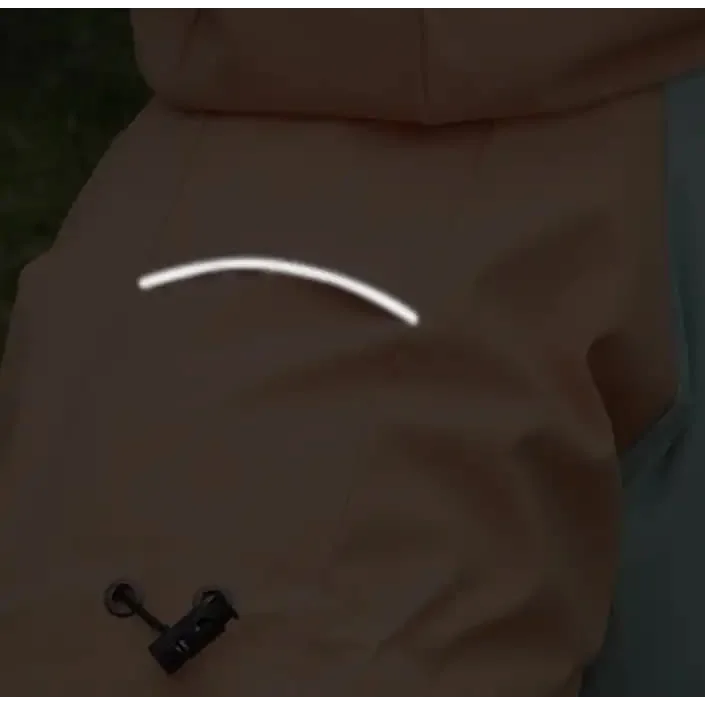 Waterproof Dog Raincoat with Hidden Leash Hole - Windproof