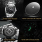 Waterproof Dual Calendar Quartz Watch for Men with Luminous
