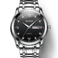 Waterproof Dual Calendar Quartz Watch for Men with Luminous
