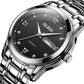 Waterproof Dual Calendar Quartz Watch for Men with Luminous