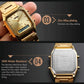 Waterproof Dual Display Men Outdoor Watch - Black - Fashion