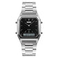 Waterproof Dual Display Men Outdoor Watch - Black - Fashion