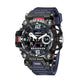 Waterproof Dual Display Outdoor Watch - Multifunctional