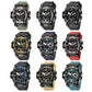 Waterproof Dual Display Outdoor Watch - Multifunctional