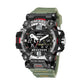 Waterproof Dual Display Outdoor Watch - Multifunctional