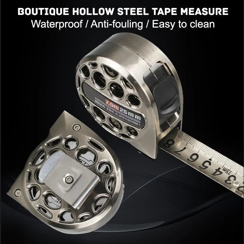 Waterproof Hollow Steel Tape Measure - Rust-proof Metal