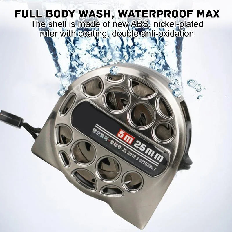 Waterproof Hollow Steel Tape Measure - Rust-proof Metal