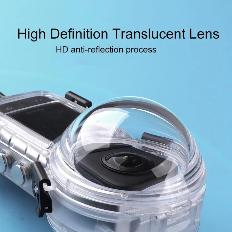 Waterproof Insta360 X3 Camera Diving Case for Underwater