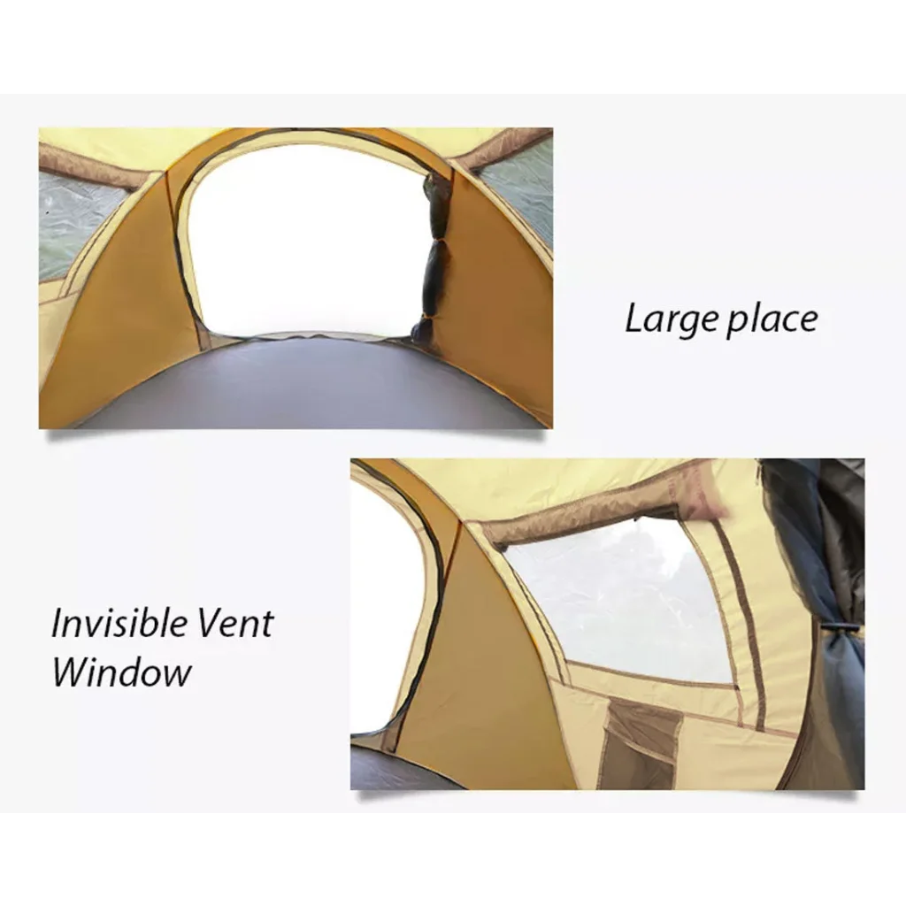 Waterproof Instant Up Beach Camping Tent 3 Person Pop up