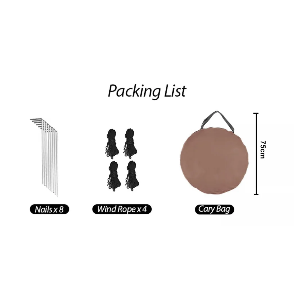 Waterproof Instant Up Beach Camping Tent 3 Person Pop up