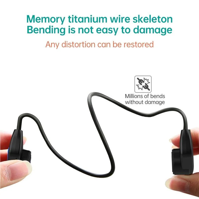 Waterproof K3 Bone Conduction Bluetooth Headphones - 16gb