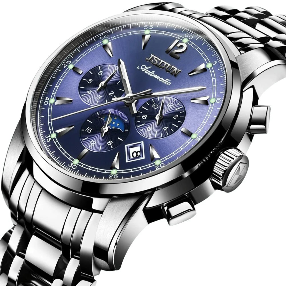 Waterproof Luminous Mechanical Watch for Men - 8750