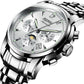 Waterproof Luminous Mechanical Watch for Men - 8750