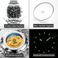 Waterproof Luminous Mechanical Watch for Men - 8750