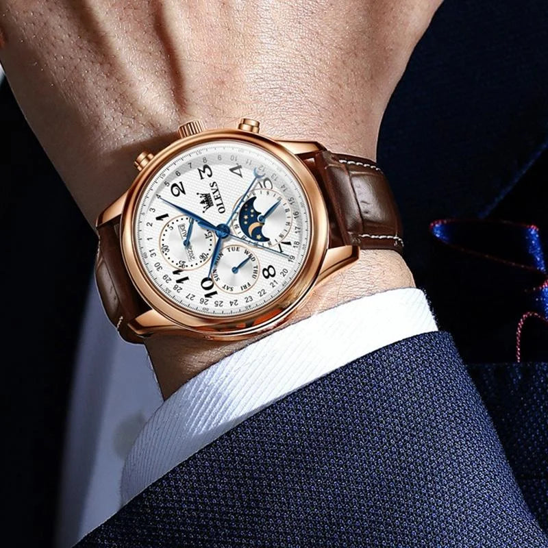 Waterproof Luminous Mechanical Watch for Men