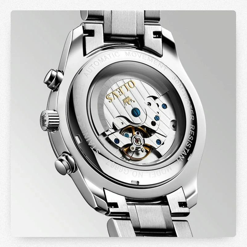 Waterproof Luminous Mechanical Watch for Men
