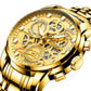 Waterproof Luminous Men Quartz Watch - Hollow Design