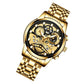 Waterproof Luminous Men Quartz Watch - Hollow Design