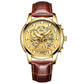 Waterproof Luminous Men Quartz Watch - Hollow Design