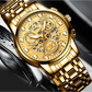 Waterproof Luminous Men Quartz Watch - Hollow Design - Full