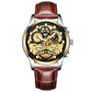 Waterproof Luminous Men Quartz Watch - Hollow Design - Full