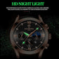 Waterproof Luminous Men Watch with Calendar - White Steel