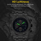 Waterproof Luminous Men Watch with Steel Strap - 6100d