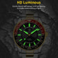Waterproof Luminous Men Watch with Steel Strap
