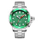 Waterproof Luminous Men Watch with Steel Strap
