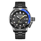 Waterproof Luminous Men Watch with Steel Strap