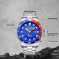 Waterproof Luminous Men Watch with Steel Strap