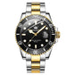 Waterproof Luminous Quartz Watch for Men - Black