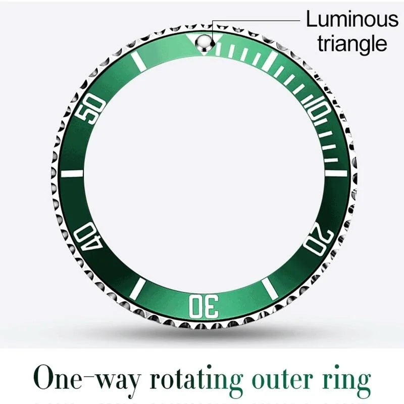 Waterproof Luminous Quartz Watch for Men - Black