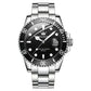 Waterproof Luminous Quartz Watch for Men - Black