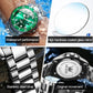 Waterproof Luminous Quartz Watch for Men - Black
