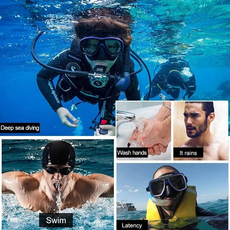 Waterproof Luminous Quartz Watch for Men - Black