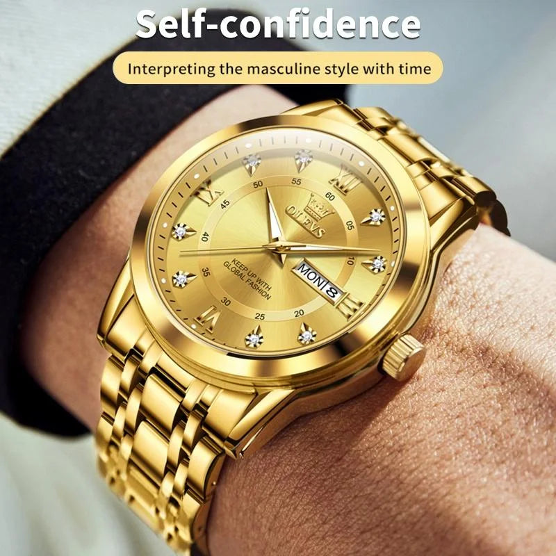 Waterproof Luminous Quartz Watch for Men - Business Style