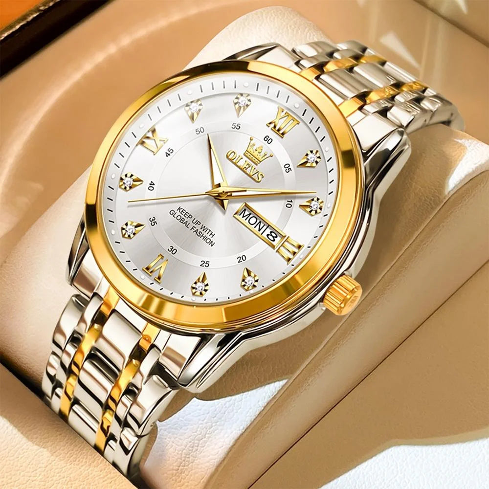 Waterproof Luminous Quartz Watch for Men - Business Style