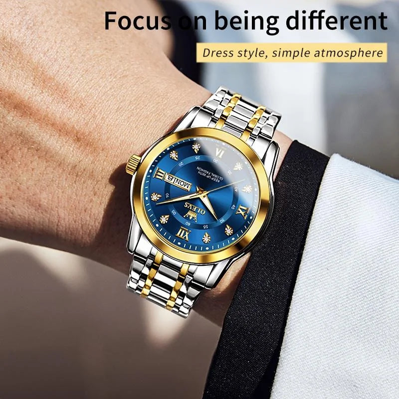 Waterproof Luminous Quartz Watch for Men - Business Style