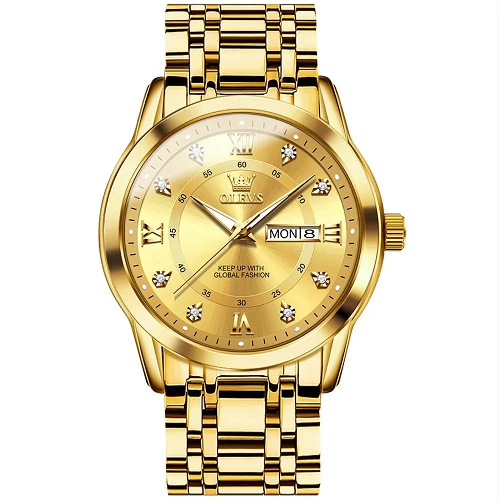 Waterproof Luminous Quartz Watch for Men - Business Style