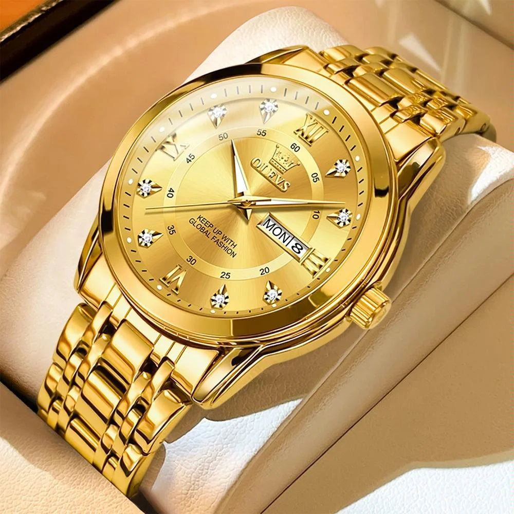 Waterproof Luminous Quartz Watch for Men - Business Style