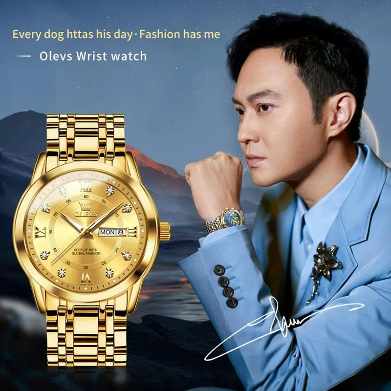 Waterproof Luminous Quartz Watch for Men - Business Style