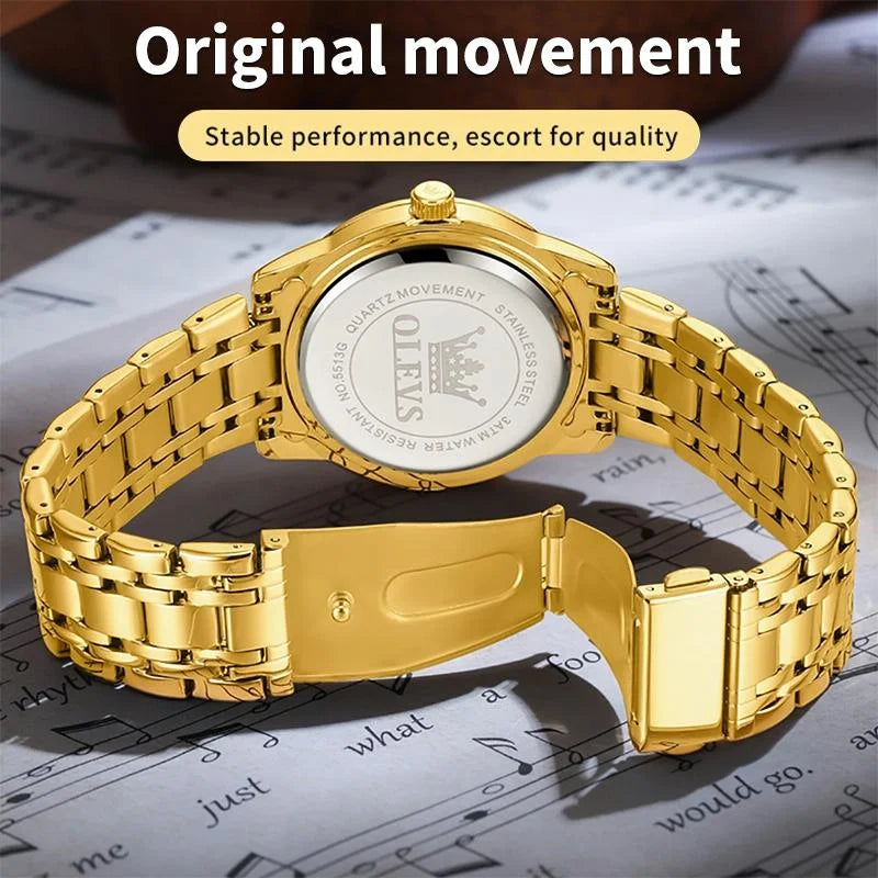 Waterproof Luminous Quartz Watch for Men - Business Style