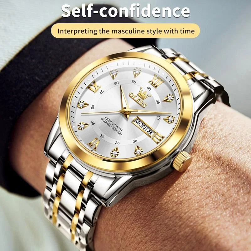Waterproof Luminous Quartz Watch for Men - Business Style