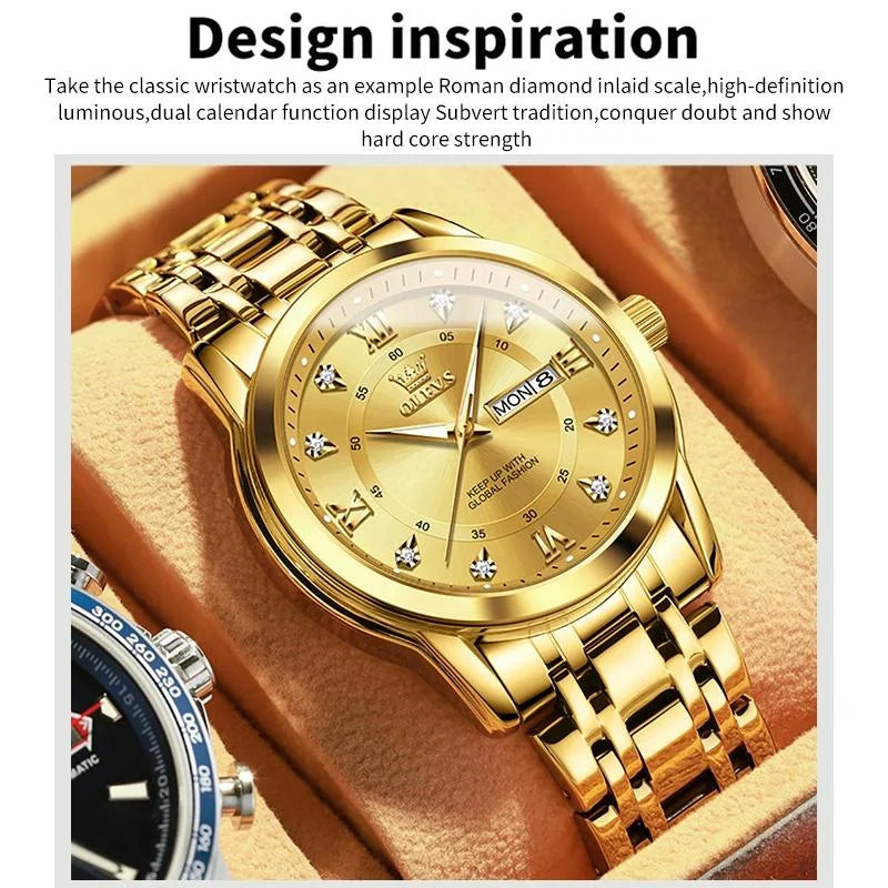 Waterproof Luminous Quartz Watch for Men - Business Style