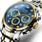 Waterproof Luminous Quartz Watch for Men - Multifunctional