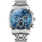 Waterproof Luminous Quartz Watch for Men - Multifunctional