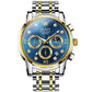 Waterproof Luminous Quartz Watch for Men - Multifunctional