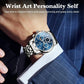 Waterproof Luminous Quartz Watch for Men - Multifunctional